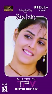 20 reactions | Love is in the air. Join Thalapathy in Sachein at TPV Multiplex this April 18. Grab your tickets Now #Sachein #sacheinfromapril18 #thalapathyvijay #thalapathy #TPVMultiplex #DolbyAtmos | TPV Multiplex | Facebook