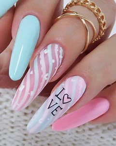 21K views · 170 reactions | Pretty pastel color nail design for everyday懶 | MetDaan Nails | Facebook