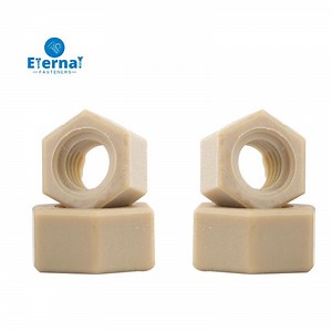 [Hot Item] High Temperature Resistant DIN934 Peek Hex Nut Hex Jam Nuts