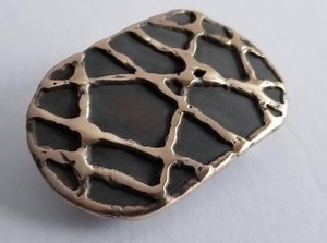 Hand Forged Bronze Overlay Belt Buckle - Stainless Steel - Fits 1.5" Snap on Belt - Etsy