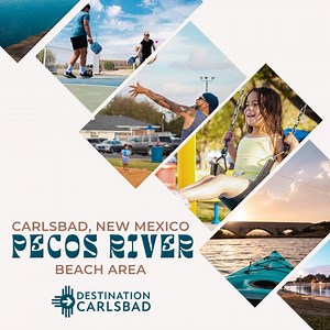 #carlsbadchamber With 60 activities along the Pecos River alone, there is always something to do in Carlsbad. Plan your trip at destinationcarlsbad.com #CarlsbadNM #destinationcarlsbad #NMTrue #PecosRiver #GoOutside | Destination Carlsbad