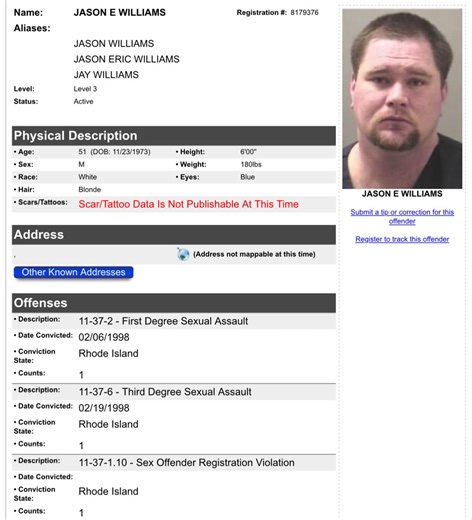 JASON E WILLIAMS First and third degree SA 🤢🤢🤢 | Pred Catcher