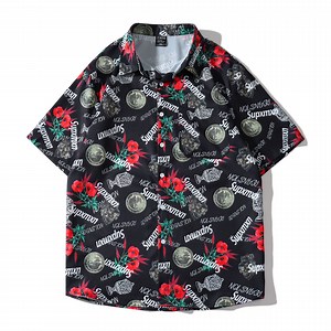 [Hot Item] Mens Hawaiian Tops Beach Aloha Party Holiday Wear Button Down Shirts