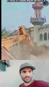 58K views · 3.1K reactions | Masjid todne ke liye machine pahunchi machine ke loader mein Aag lag Gai #machinelearning #masjid #follower #talimtalim | Talim Talim | Facebook