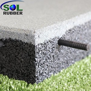 [Hot Item] Sol Rubber Playground Interlock Rubber Tile Safety Outdoor Rubber Mat