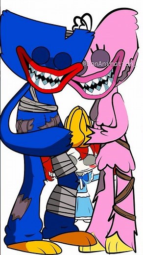Huggy Wuggy x Kissi Missy Saved - Poppy Playtime Chapter 5 Animation