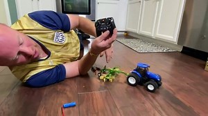 Watch RC Farm Tractor with 2 Rechargeable Batteries on Amazon Live