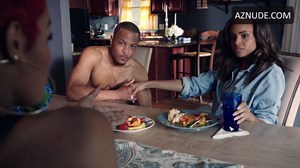 Meagan Tandy, Teyana Taylor Sexy Scene in The Trap