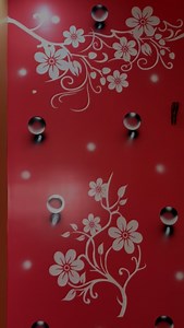 1.5M views · 5.4K reactions | Stencil wall painting 3d bubbles 﫧 design #instagram #art #design #ideas #interiordesign #homedecor #viral #instagood #interior #reels #artist #home #viralreels #painting | Karimul Islam | Facebook