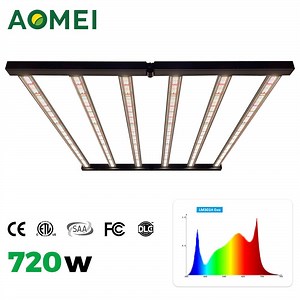 [Hot Item] 720W Commercial LED Grow Light, Foldable Full Spectrum, Built-in Driver for Greenhouse