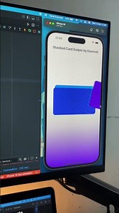 Flutter - Stacked Card Swiper library, dengan 2 arah swipe 🔥 #coding #flutter #developer