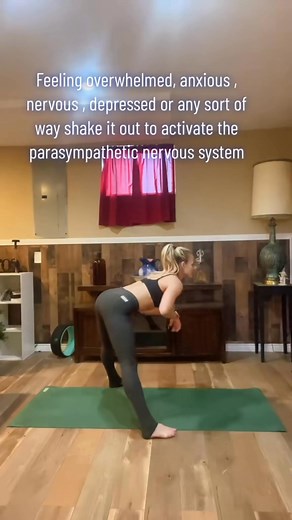 103K views · 219 reactions | Notice my feet are planted in rapidly shifting my weight side to side , keeping the core engaged so as not to hurt the back , loose glutes and thighs just let them shake to activate the nervous system, release tight fascia + trauma & negativity from the hips #moveyourbody #nervoussystemregulation #nervoussystemhealing | Yoga & movement with Sara | Facebook