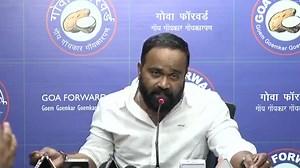 Press Conference by Goa Forward Party North Goa District President Deepak Kalangutkar | Goemkarponn