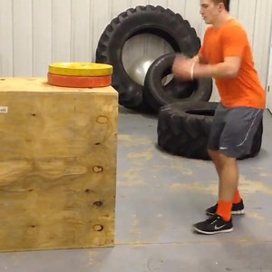 @b_lank5 with a 49in box jump! #combatbaseball #combatfootball | Combat Athletics