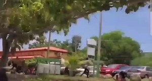 #NoStarehoodForPuertoRico Illegal Immigrants invading the shores of Puerto Rico to get to the U.s and Puertoricans encouraging them to sit with them and pretend they're together while others scream run as police chase them down. | The Real Puerto Rican Conservative