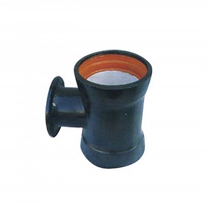 [Hot Item] ISO2531 Pn10 Ductile Iron Double Socket Tee Pipe Fitting with Flange Branch