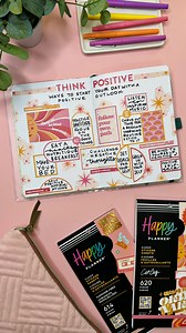 Happy Positive Thinking Day! 🌈 Today, put mind over matter and embrace the power of positivity! @plan_on_it shared some great ways to get your day started on a positive note. How do you like to look on the bright side? ☀️ #happyplannerofficial #positivethinkingday #planninginspiration #happyplannerinspo #2025planning | The Happy Planner