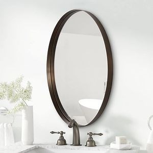 [Hot Item] Beveled Edge Square Mirror Decorative Mirror Rectangle Wall Mirror Back Vinyl Film Oval Mirror/Bathroom Mirrors