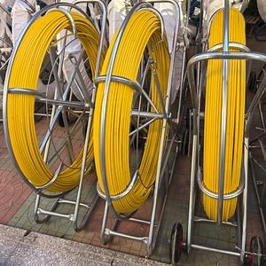 [Hot Item] 15mm 300m Fibreglass Electric Power Cable Pulling Fiberglass Snakes Cable Duct Rodder