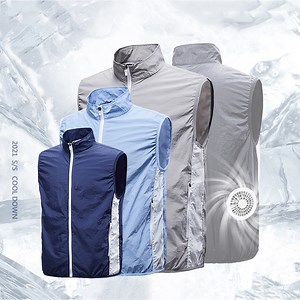 [Hot Item] Summer Fan Jacket Outdoor Cooling Vest USB Air Conditioning Clothing