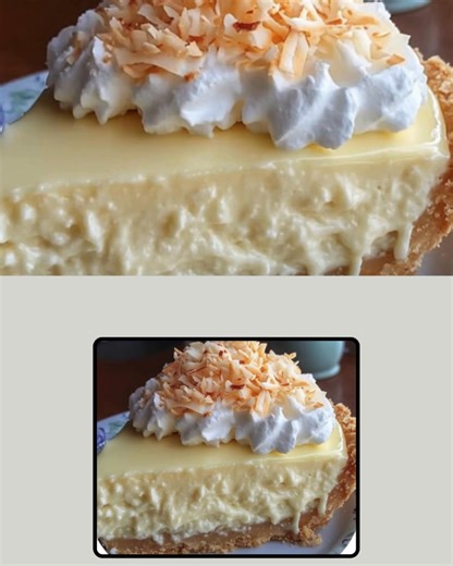 No-Bake Coconut Cream Pie 🥥🍰 Silky coconut custard in a buttery graham crust, topped with whipped cream—no oven needed! | Thriving Recipes