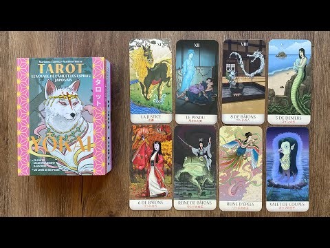 TAROT YOKAI 👻 Unboxing & Flip Through 🤩 A New Tarot Deck 😍