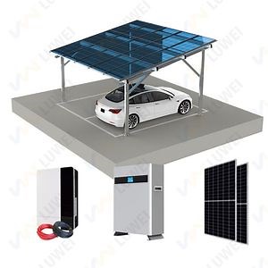 [Hot Item] Zmalloy Customized House Solar Carport with Unique Panel Racks