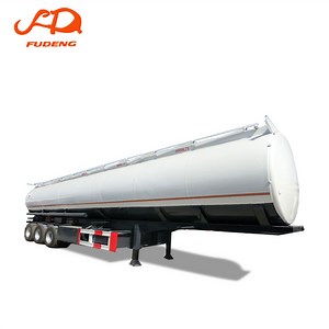 [Hot Item] Aluminium Fuel Tank Trailer 3axles 42000liters Factory Pirce