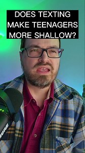 Does Texting Make Teenagers More Shallow? #texting #teens #teenagers #socialmedia #reels #viralreels | Dr. Todd Grande