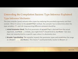 Understanding Java Type Inference: Why Does This Compile?