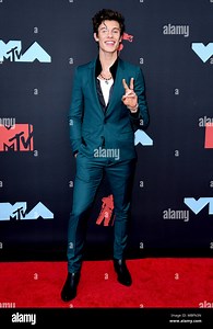 Shawn Mendes attending the MTV Video Music Awards 2019 held at the Prudential Center in Newark, New Jersey Stock Photo - Alamy