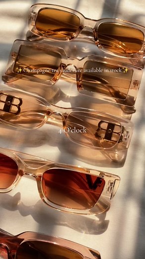 ✨Champagne-tea shades are available in stock✨ | 4 O'clock