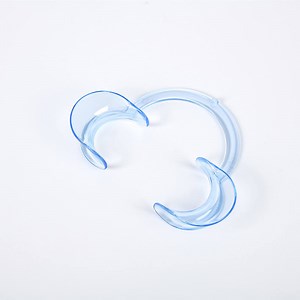 [Hot Item] SJ Clear Blue Cheek Retractors C-Shape Teeth Whitening Mouth Guard Disposable Dental Mouth Opener Cheek Retractor