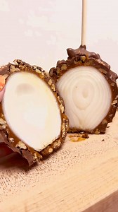 35K views · 156 reactions | 暈 Something for fans of sweet & savory! Introducing... Milk Chocolate Walnut Caramelized Onion! A fresh, crispy Vidalia onion is dipped in our famous buttery caramel, rolled in salty walnuts, and drenched in a thick layer of milk chocolate. Who wants to try it first? #aprilfoolsday #aprilfoolsjoke #justkidding #caramelapples #caramelizedonions | Mrs Prindables Gourmet Caramel Apples | Facebook