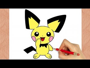 Como Dibujar a PICHU I POKEMON