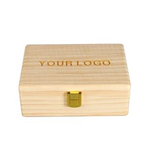 [Hot Item] Factory Custom Gift Cosmetics Skin Care Products Bottle Container Luxury Packaging Container Wooden Box Logo Custom Wooden Box