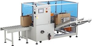 [Hot Item] Fully Automatic Vertical Carton Box Erector Machine CE Hotmelt Carton Box Case Opening Unpacking Machine