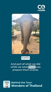 Thailand is The Land of Smiles, but for Collette employee Kaitlin, it was also the land of elephant pants, coconut ice cream, and foot massages. Hear more about her trip on our podcast, Travel Unpacked. https://bit.ly/3Wa9tbj | Collette | Facebook