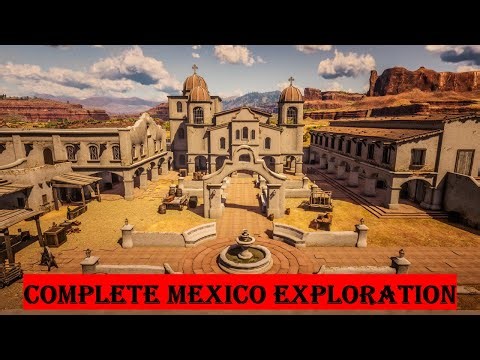 RDR1 Mexico, Nuevo Paraíso: Exploring all settlements (Ambient Ultimate Exploration)