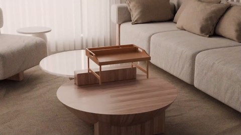 Bamboo Bed Tray with Folding Legs, Portable Serving Tray for Breakfast in Bed, Reading, Working or Picnics (Large)