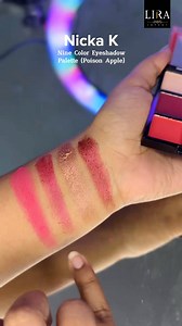 Get 20% OFF‼️ Nicka K Nine Color Eyeshadow Palette (all shades) #eyeshadowpalette #eyeshadow #shimmer #matteeyeshadow #nickaknewyork #nickak #poisonapple | LIRA Import
