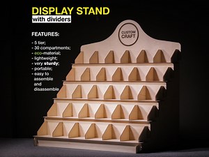 Candle Display Stand, Wooden Display Stand, Display Shelf, Soap Display Riser, Craft Fair Display Rack, Market Retail Display - Etsy