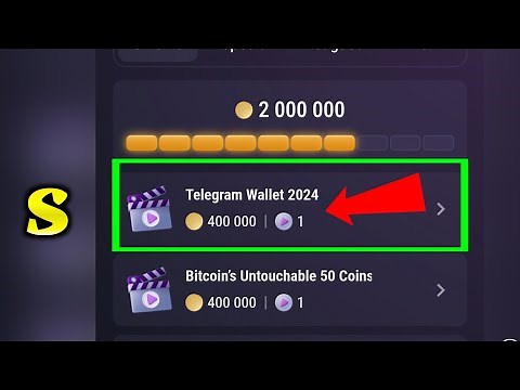 Step By Step Guide to Telegram Wallet 2024 Quick For Tutorial for Beginners 9 September Tapswap Code