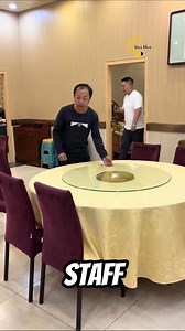 41K views · 142 reactions | Hotel Efficiency The Spinning Glass Table Hack #TrendingNow #ReelsDaily | Home Upscale | Facebook