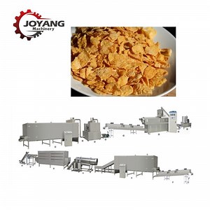 [Hot Item] Crispy Cereals Corn Flakes Puff Snacks Processing Extruder