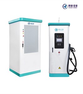 [Hot Item] Ruisu Split Air Cooling 240kw Fast DC Charger Dual Connector 250A Fast Charging Station for Evse