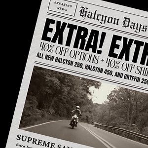 Did you see the news? We're off to a rip-roaring start in 2024 and we aren't letting off the throttle. Get 40% off shipping AND options through March 31st! New builds only. Does not include Gryffin 450 or Origin models. Can't be combined. Lower 48 shipping. | Janus Motorcycles