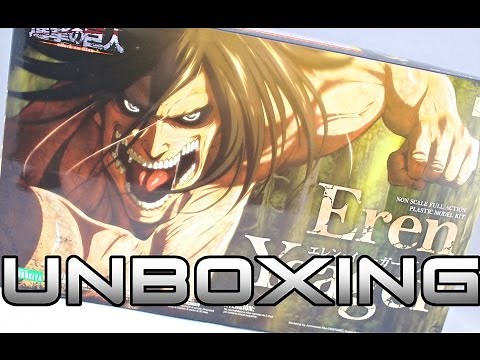 Kotobukiya Eren Yeager Titan - Attack on Titan Model Kit Unboxing