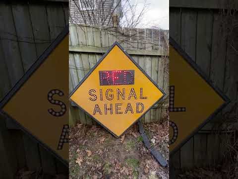 Opening up the Red Signal Ahead Sign