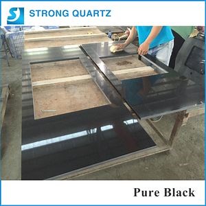 [Hot Item] Foshan Classic Pure Black Interior Decorate Quartz Stone Table Top